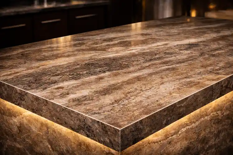Травертин — натуральный камень для облицовки и интерьерных решений
